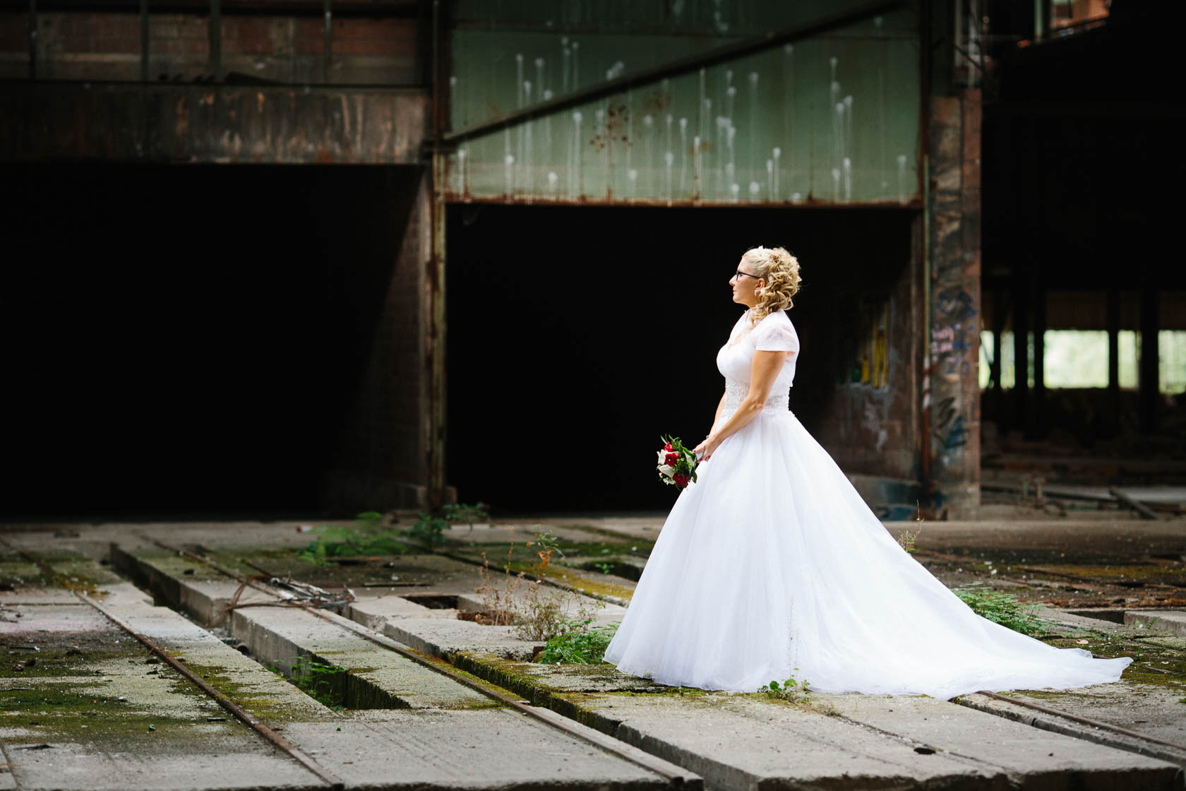 After Wedding Shoot Eileen und Christoph Hochzeitsfotos Alte Fabrik Raum Mannheim