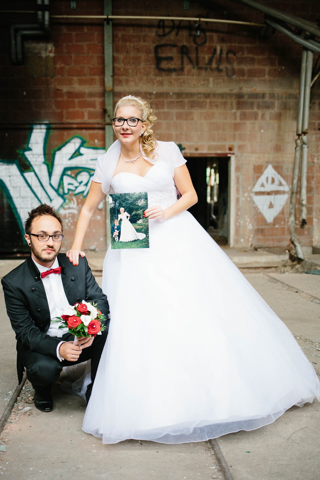 After Wedding Shoot Eileen und Christoph Alte Hochzeitsfotos neu interpretiert