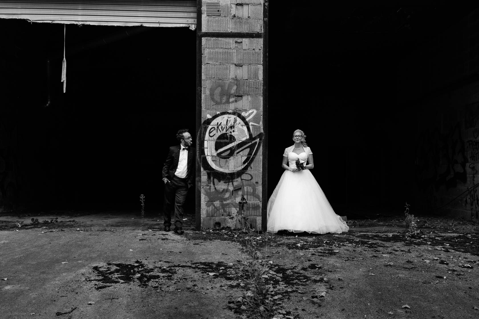 After Wedding Shoot Eileen und Christoph Spass muss sein Alte Fabrik Raum Mannheim