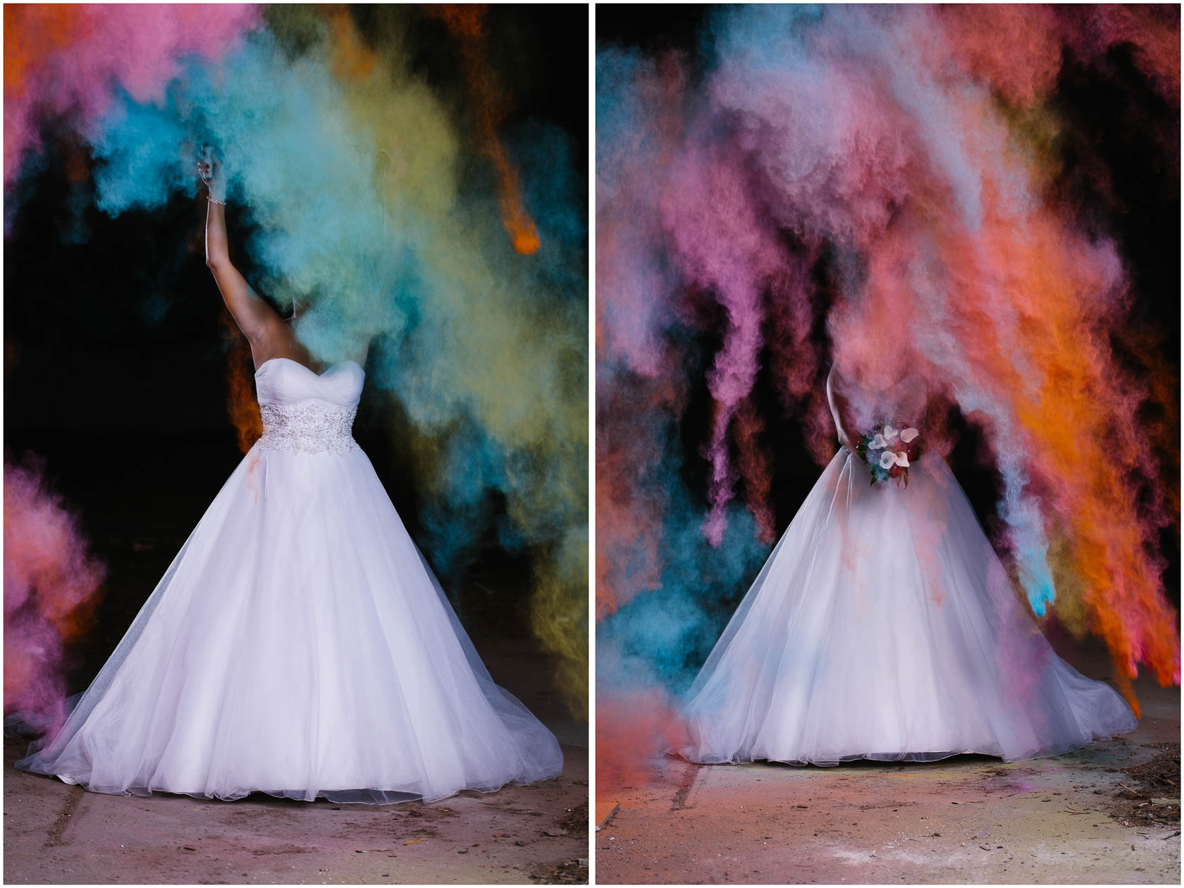 After Wedding Shoot Eileen und Christoph Trash the dress Hollie Farben Mannheim