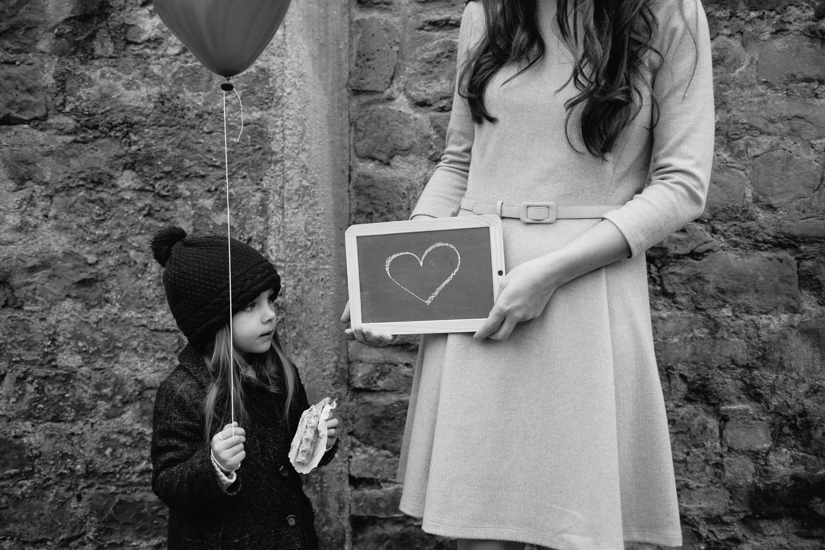 Familienfotos mit Herz in der Heidelberger Altstadt