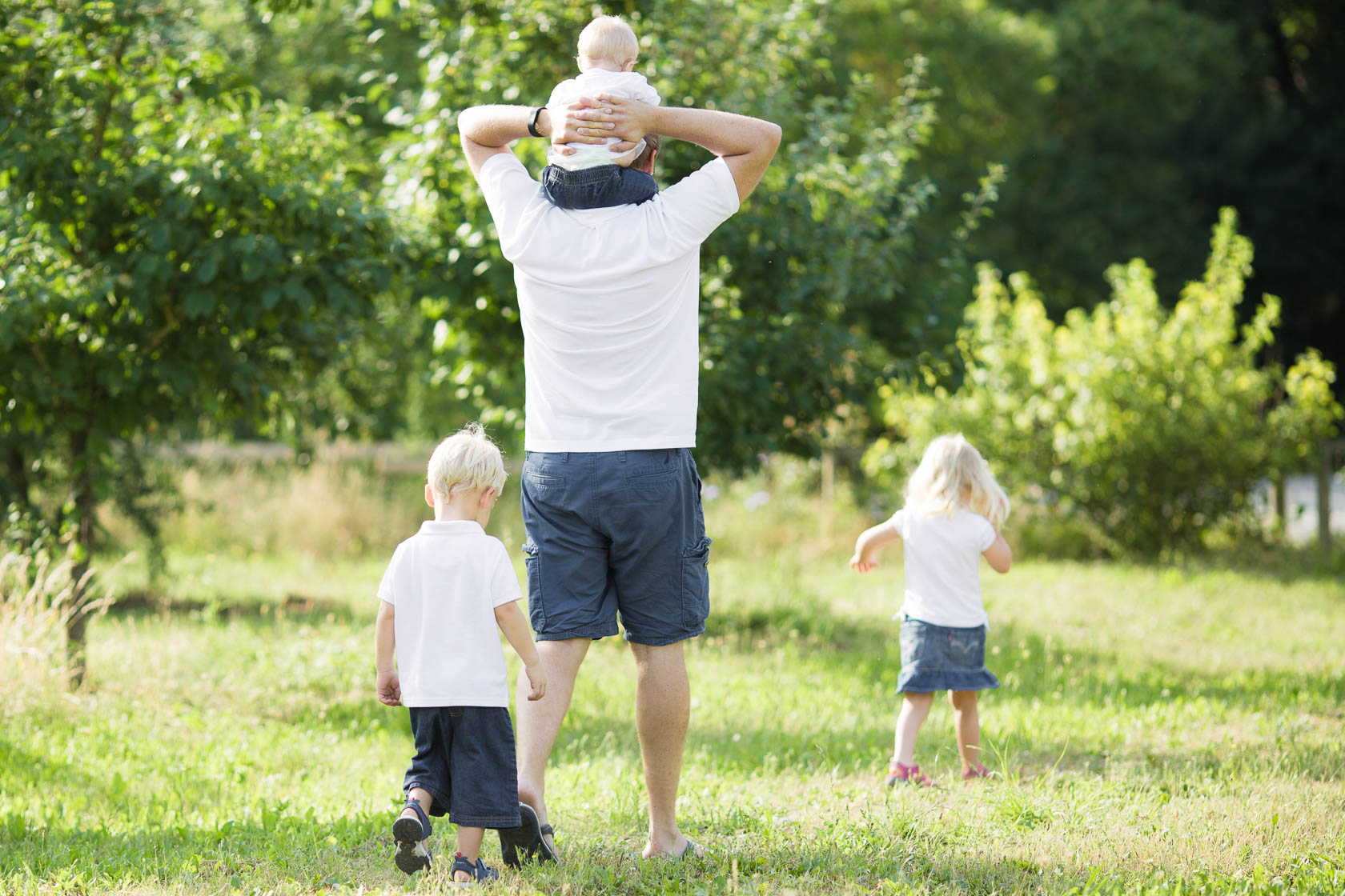Familienfotos von Thea Philip Johannes Verena und Peter bei Speyer