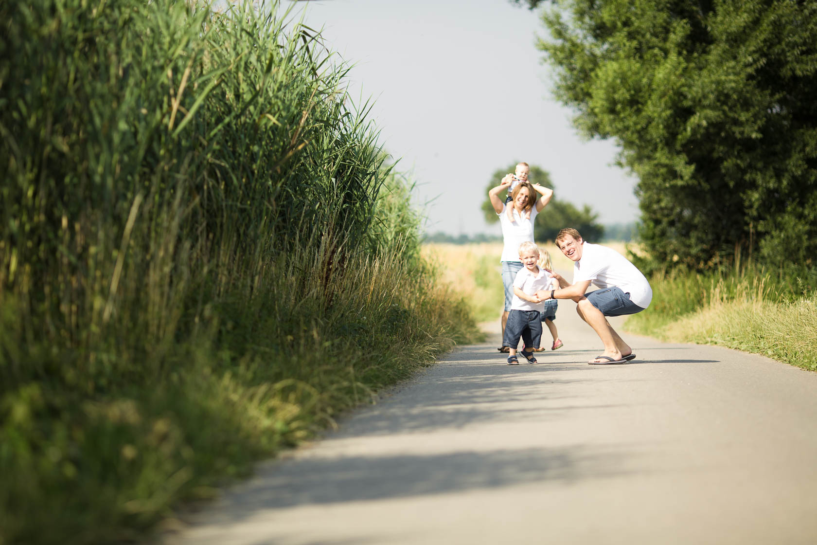 Familienfotos von Thea Philip Johannes Verena und Peter bei Speyer Abenteuer erleben