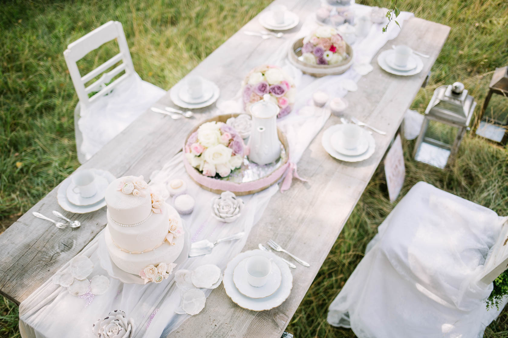 Styled Wedding Shoot Bridal Inspiration DIY und Pastell