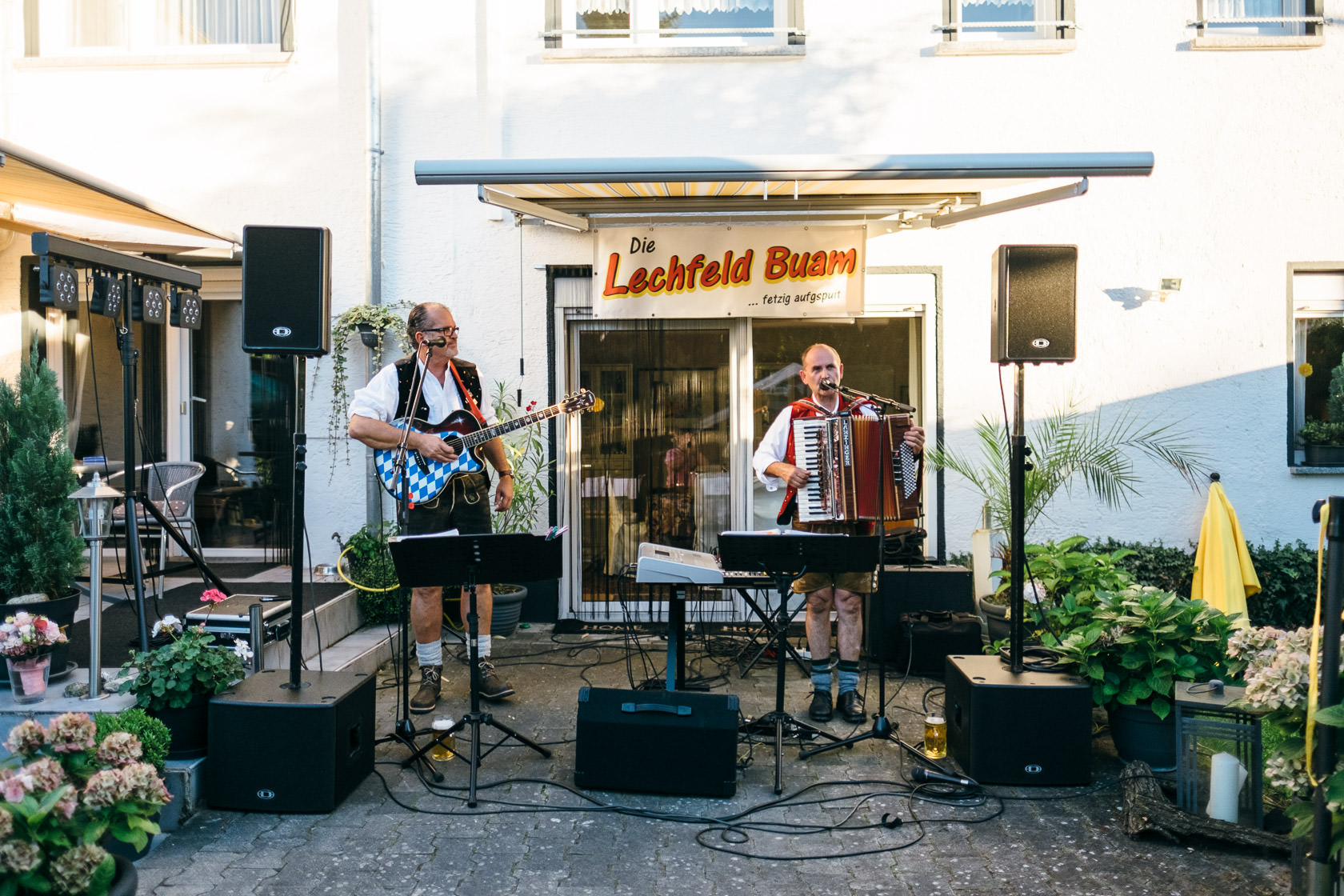 Bayrischer Polterabend in Norheim an der Nahe Alex und Jasmin