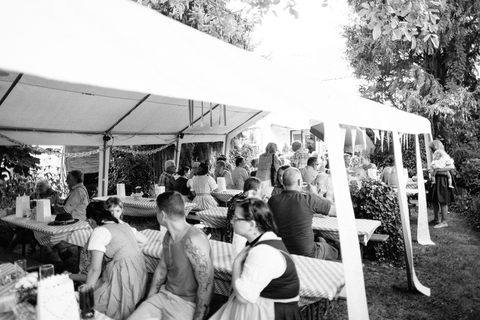 Bayrischer Polterabend in Norheim an der Nahe Alex und Jasmin