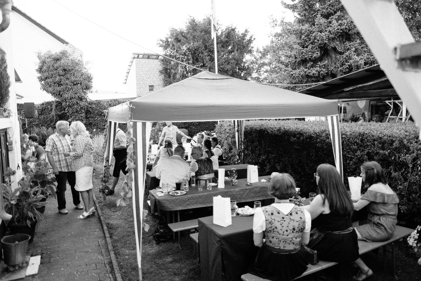 Bayrischer Polterabend in Norheim an der Nahe Alex und Jasmin