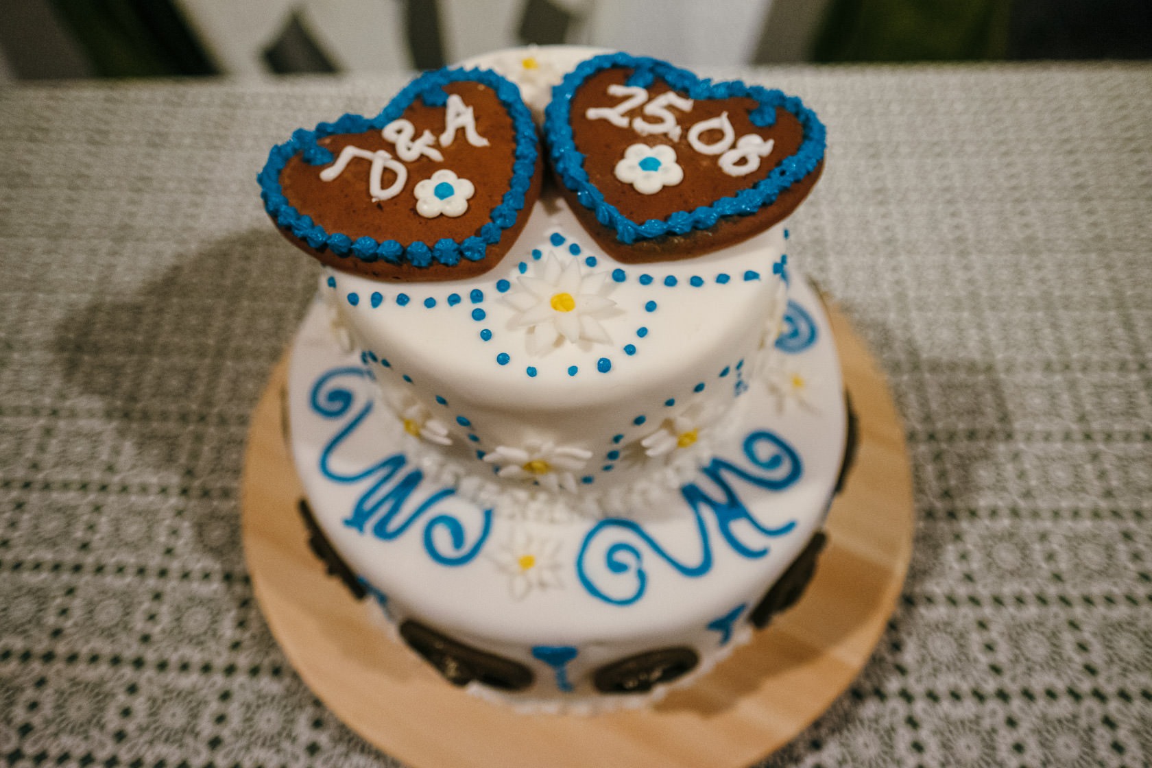 Bayrischer Polterabend in Norheim an der Nahe Alex und Jasmin Hochzeit Hochzeitstorte Wedding