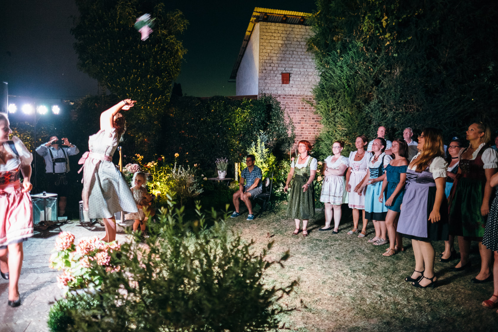 Bayrischer Polterabend in Norheim an der Nahe Alex und Jasmin