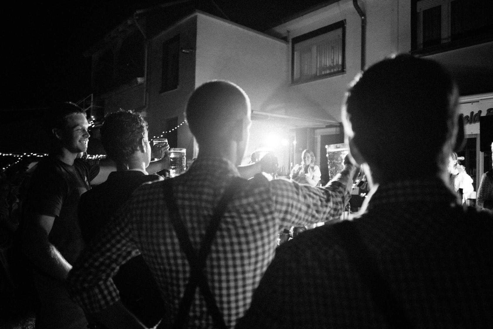 Bayrischer Polterabend in Norheim an der Nahe Alex und Jasmin Maßkrugstemmen