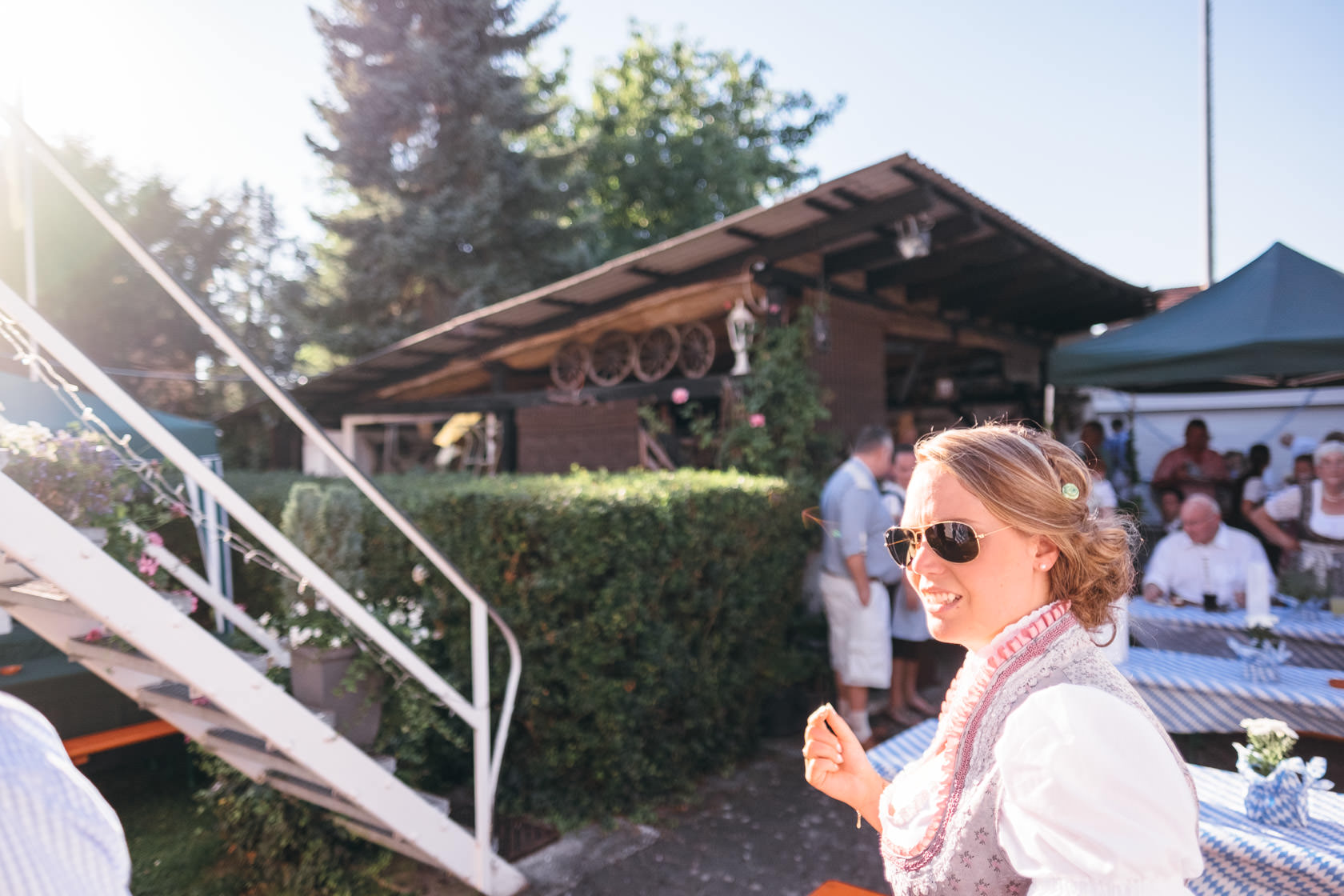 Bayrischer Polterabend in Norheim an der Nahe Alex und Jasmin
