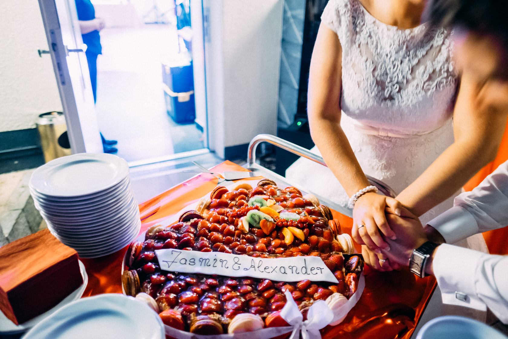 Blauweiße Hochzeit in Bad Kreuznach Tanz und Party mit der Band Mix-Tape
