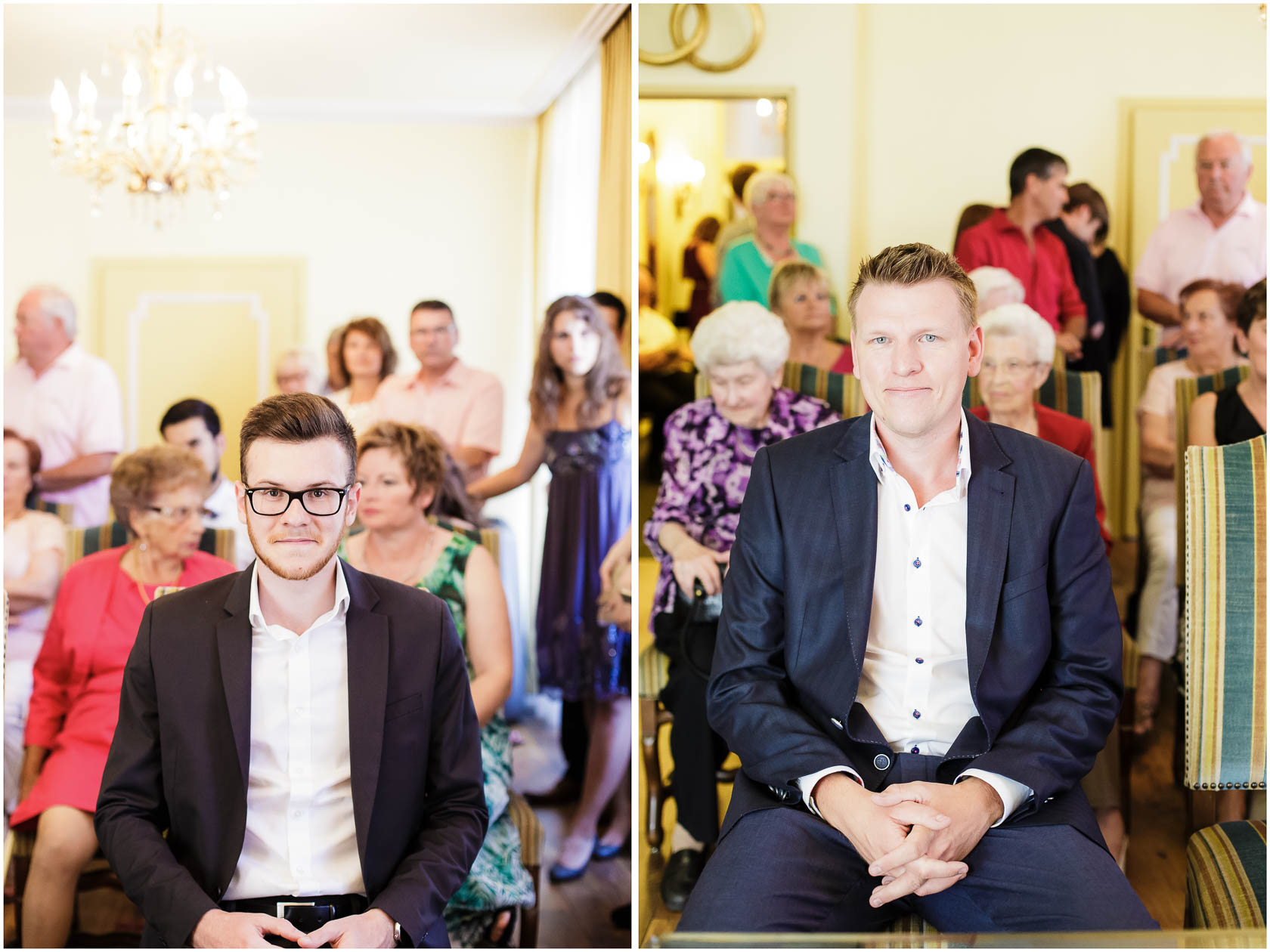 Standesamtliche Trauung von Fabienne und Manuel in Wiesloch Die Trauzeugen