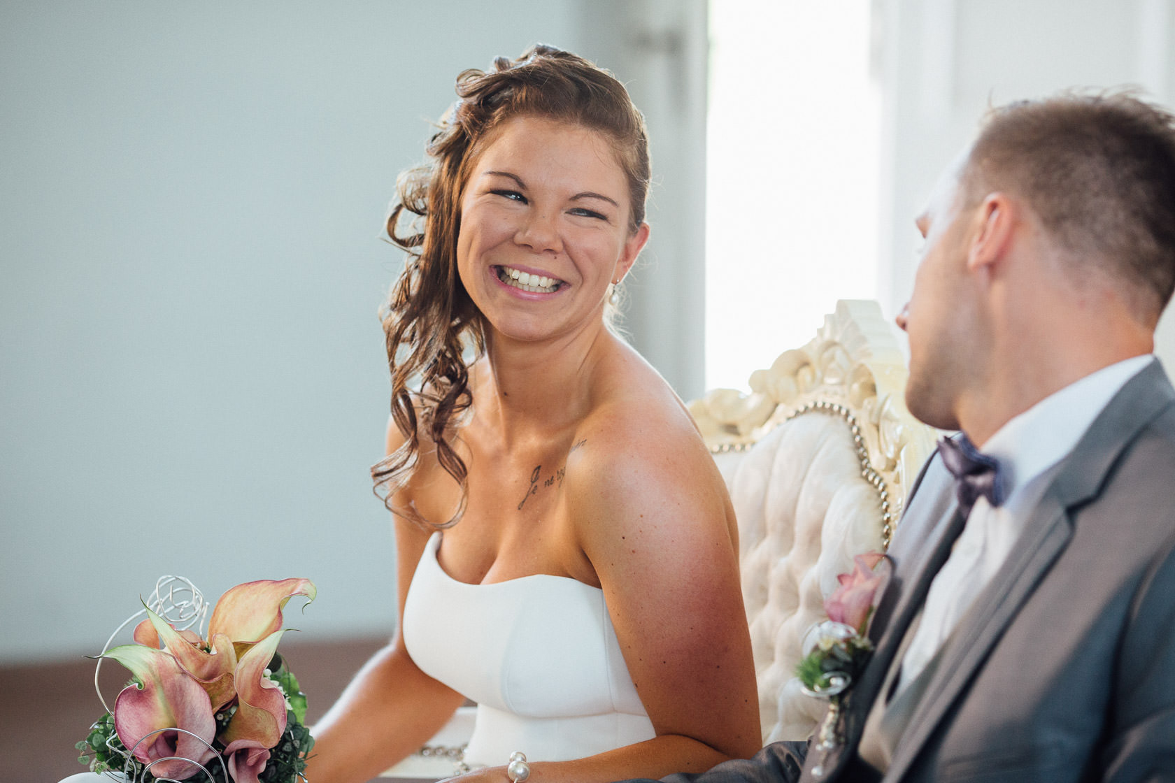 Freie Trauung Jenny und Mathias im Schloss Schwetzingen
