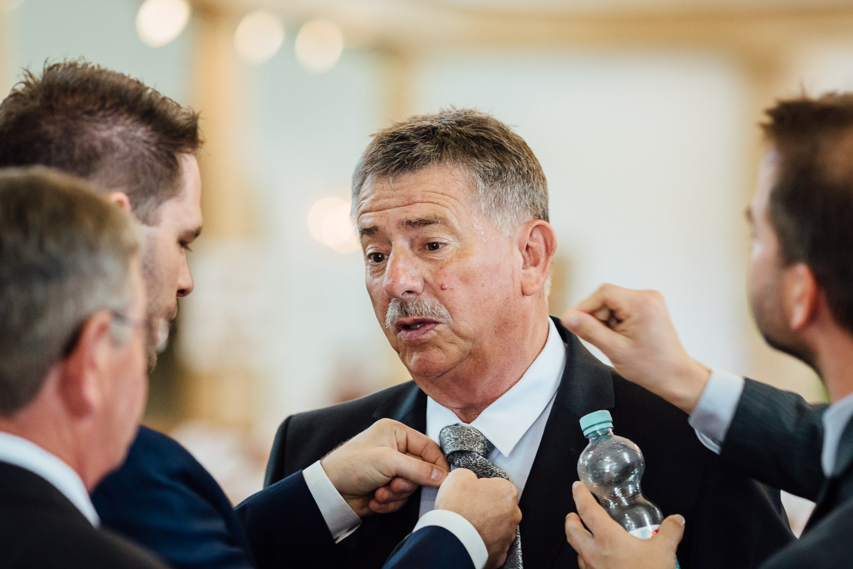 Hochzeit Carmen und Dirk in Bad Kreuznach Trauung in der Pauluskirche Aufregung vor der Hochzeit