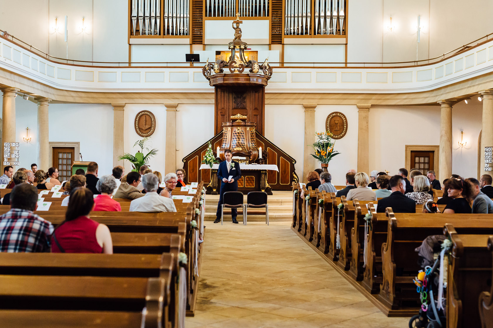 Warten auf die Braut in der Pauluskirche Bad Kreuznach