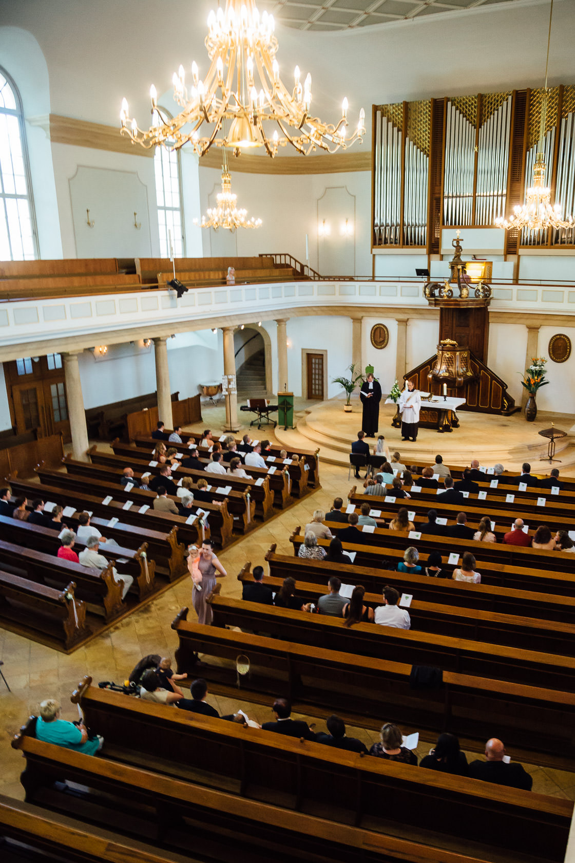 Hochzeit von Carmen und Dirk in Bad Kreuznach Trauung in der Pauluskirche