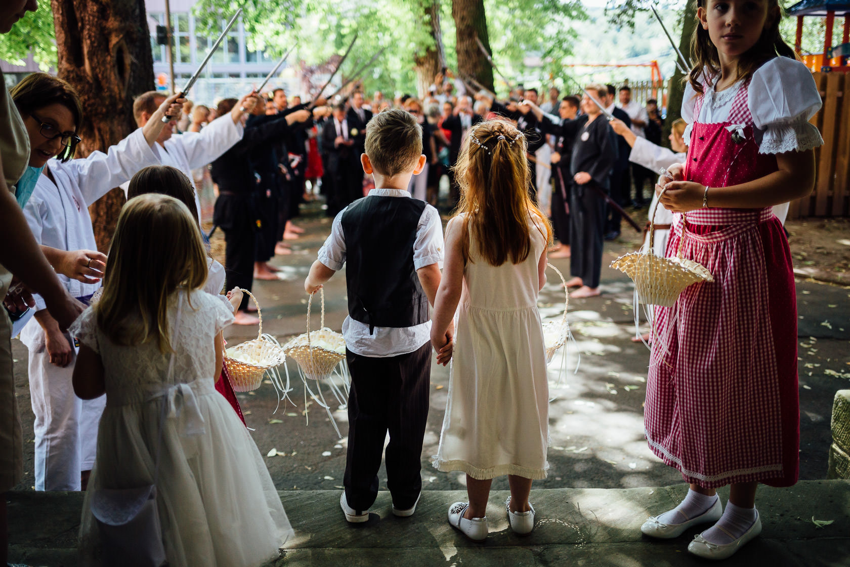 Hochzeit von Carmen und Dirk in Bad Kreuznach Trauung in der Ausmarsch