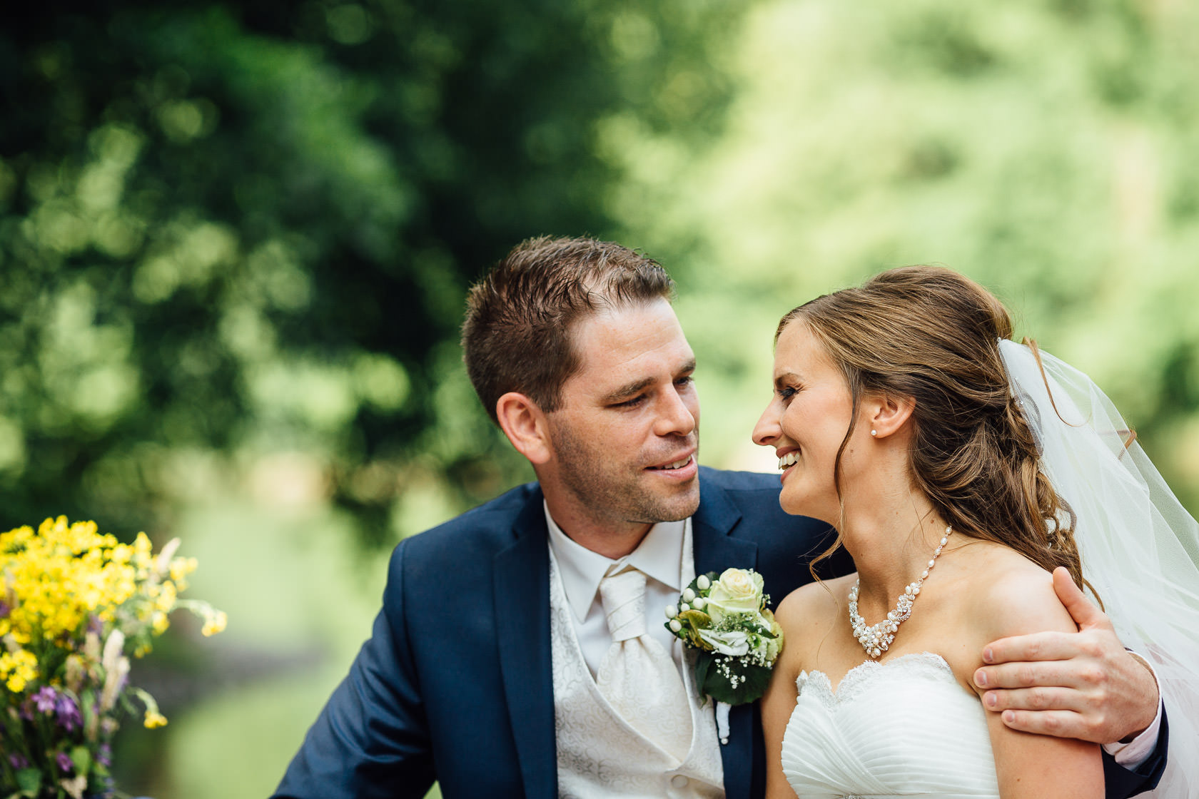Hochzeit Carmen und Dirk in Bad Kreuznach Paarfotos in Bad Münster am Stein
