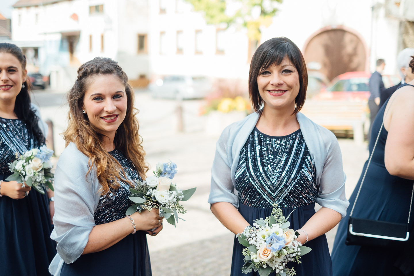 Hochzeitsfotograf Kraichgau Weingut Heitlinger Xenia und Florian Kirchliche Trauung und Taufe Hochzeit als Familie