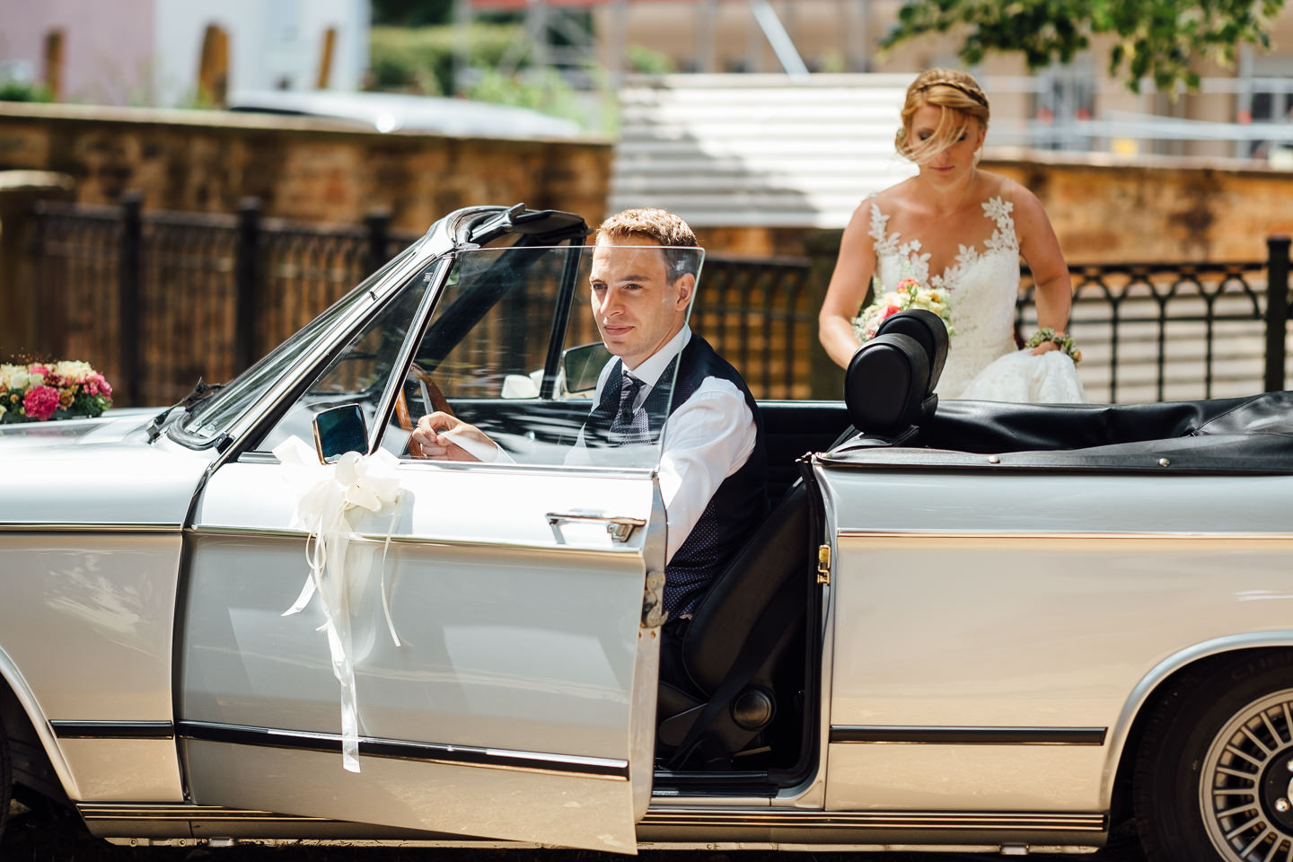 Hochzeitsfotograf Odenwald Burgruine Rodenstein Janina und Henrik Hochzeitsreportage Trauung in Bad Koenig