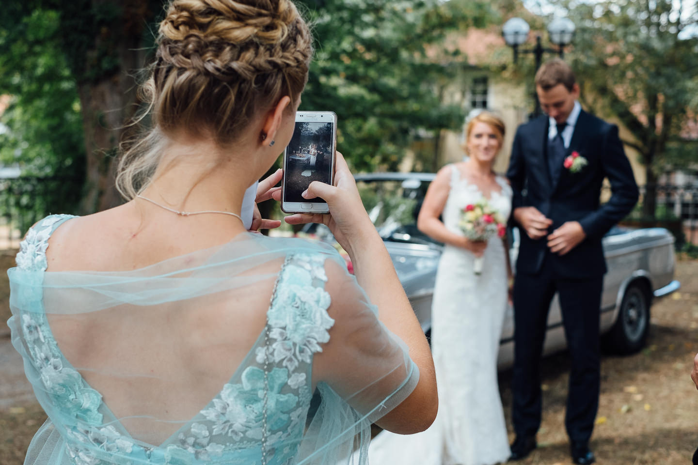 Hochzeitsfotograf Odenwald Burgruine Rodenstein Janina und Henrik Hochzeitsreportage Trauung in Bad Koenig