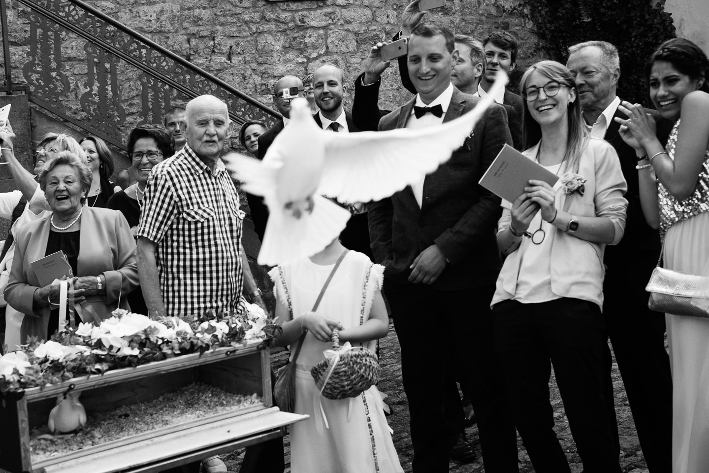 Hochzeitsfotograf Odenwald Burgruine Rodenstein Janina und Henrik Hochzeitsreportage Trauung in Bad Koenig