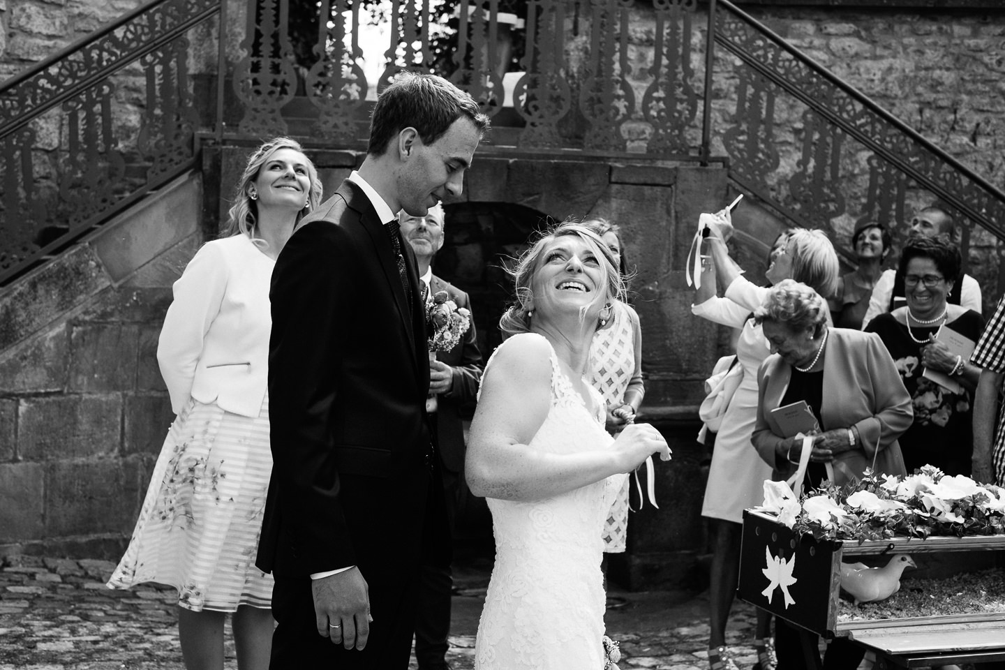 Hochzeitsfotograf Odenwald Burgruine Rodenstein Janina und Henrik Hochzeitsreportage Trauung in Bad Koenig