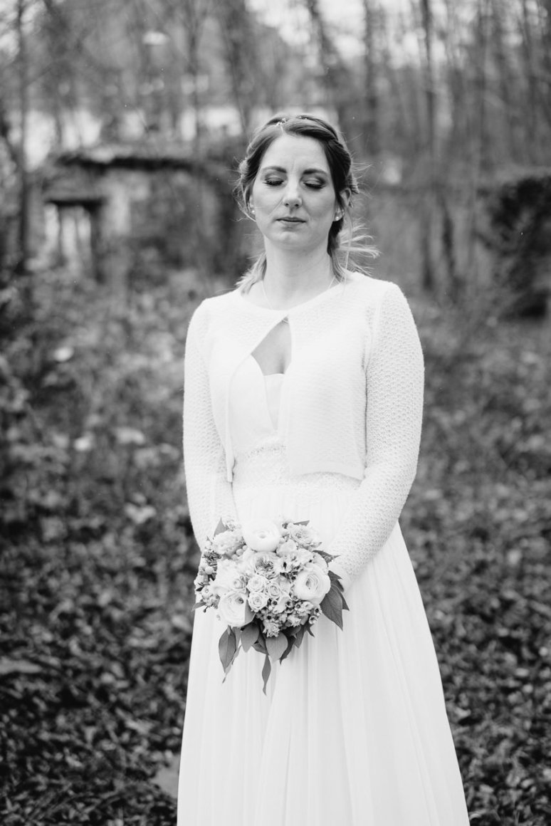 Hochzeitsfotograf Speyer Dezemberhochzeit Eremitage Waghaeusel Hochzeitsfotos Brautpaar Portraits Hochzeitsportrait