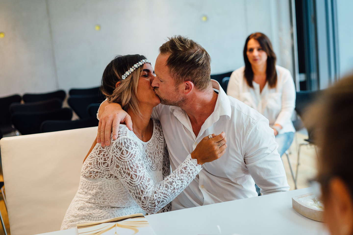 Hochzeitsfotograf Waghaeusel Standesamt Waghauesel Katja und Pierre Intime Trauung