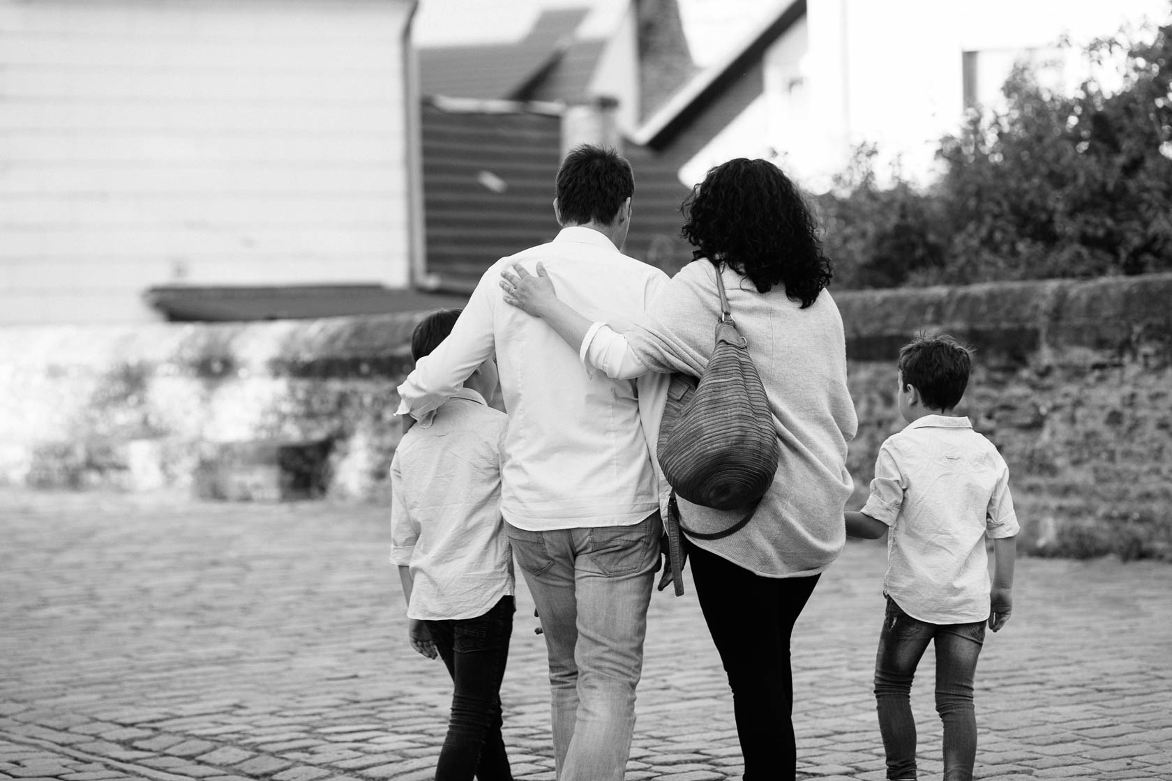 Authentische Familienfotos in Speyer in Schwarzweiss